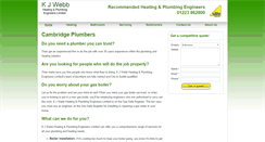 Desktop Screenshot of cambridgeplumbers.com